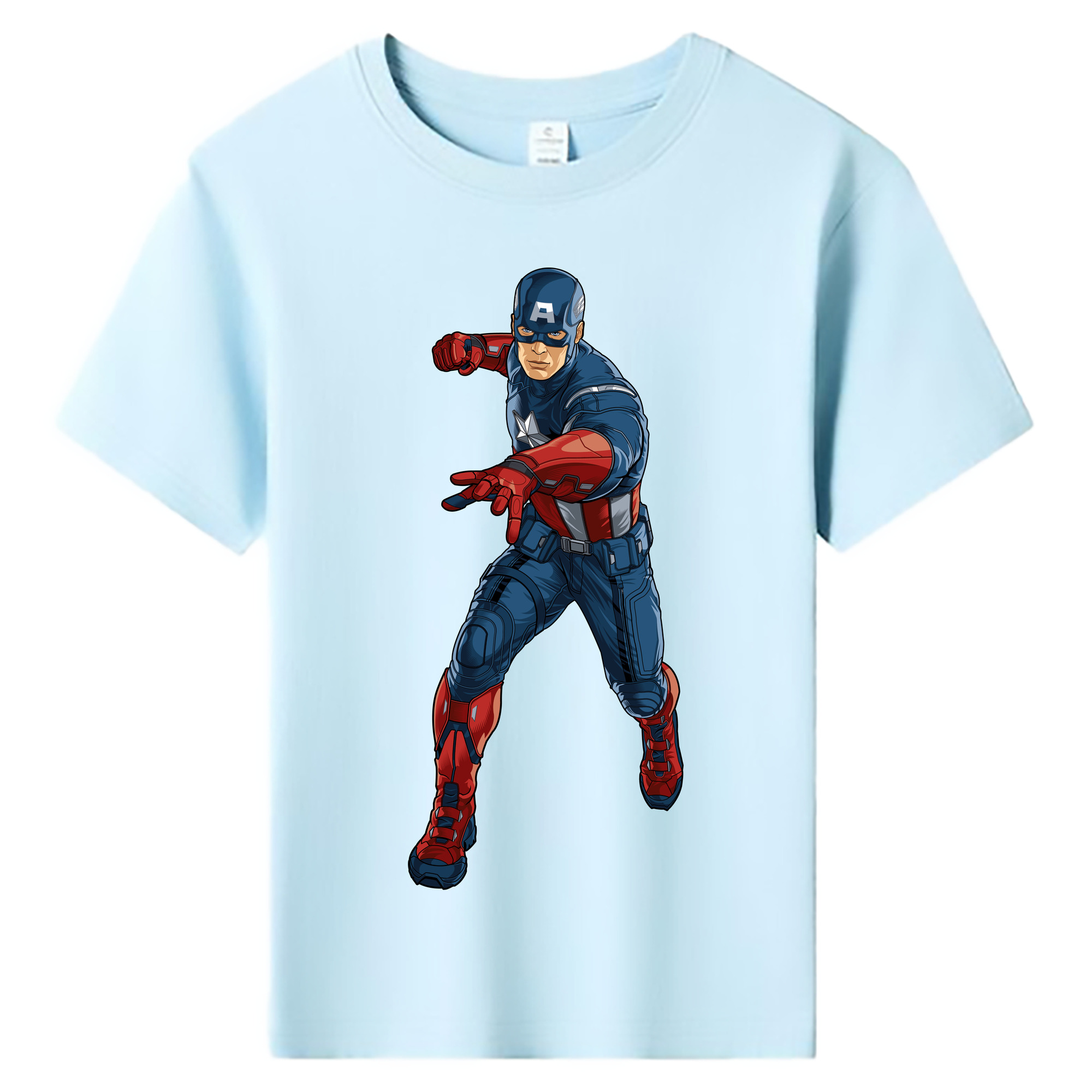 （画像用） アベンジャーズ The Avengers 綿100％キッズTシャツ（フロントプリント）